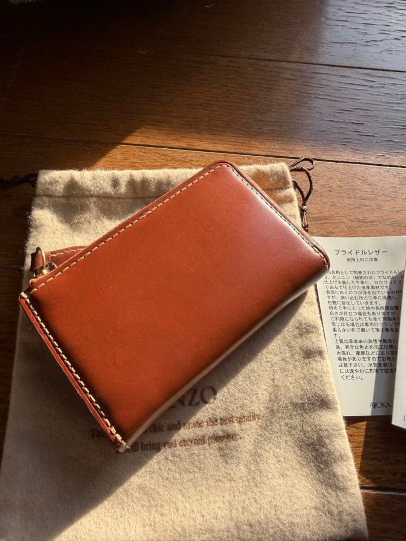 美品 GANZO ガンゾ Lファスナーカードケース ケース