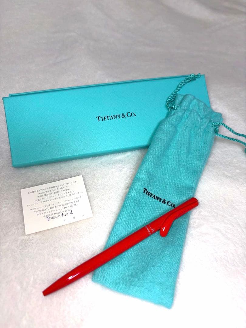 Tiffany & Co. レッドボールペン 新品