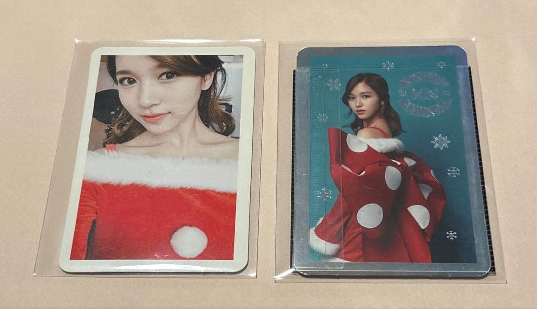 TWICE ミナ トレカ クリスマス2枚