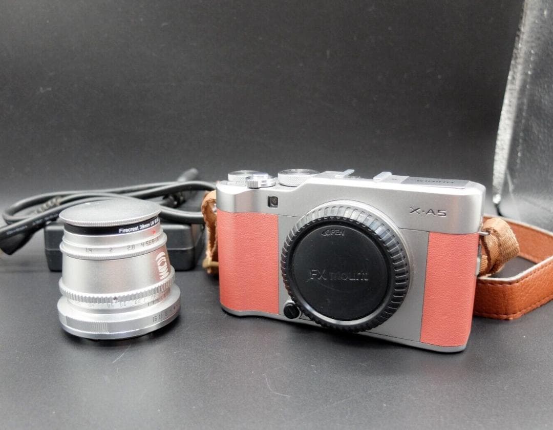 【美品】FUJIFILM X-A5 ピンク TTArtisan 35mm