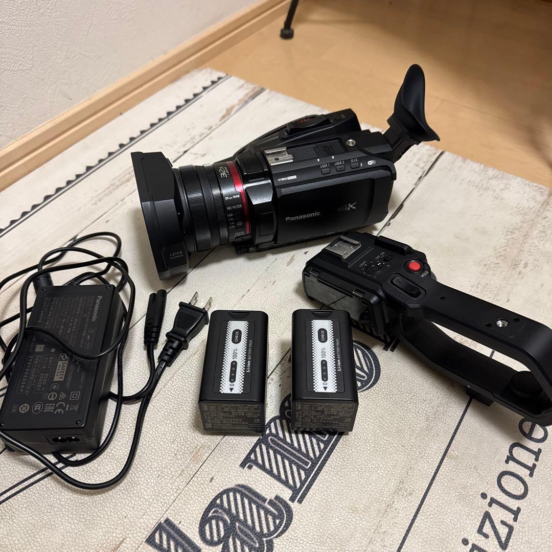 【美品】Panasonic HC-X1500 ハンドルセット　ビデオカメラ