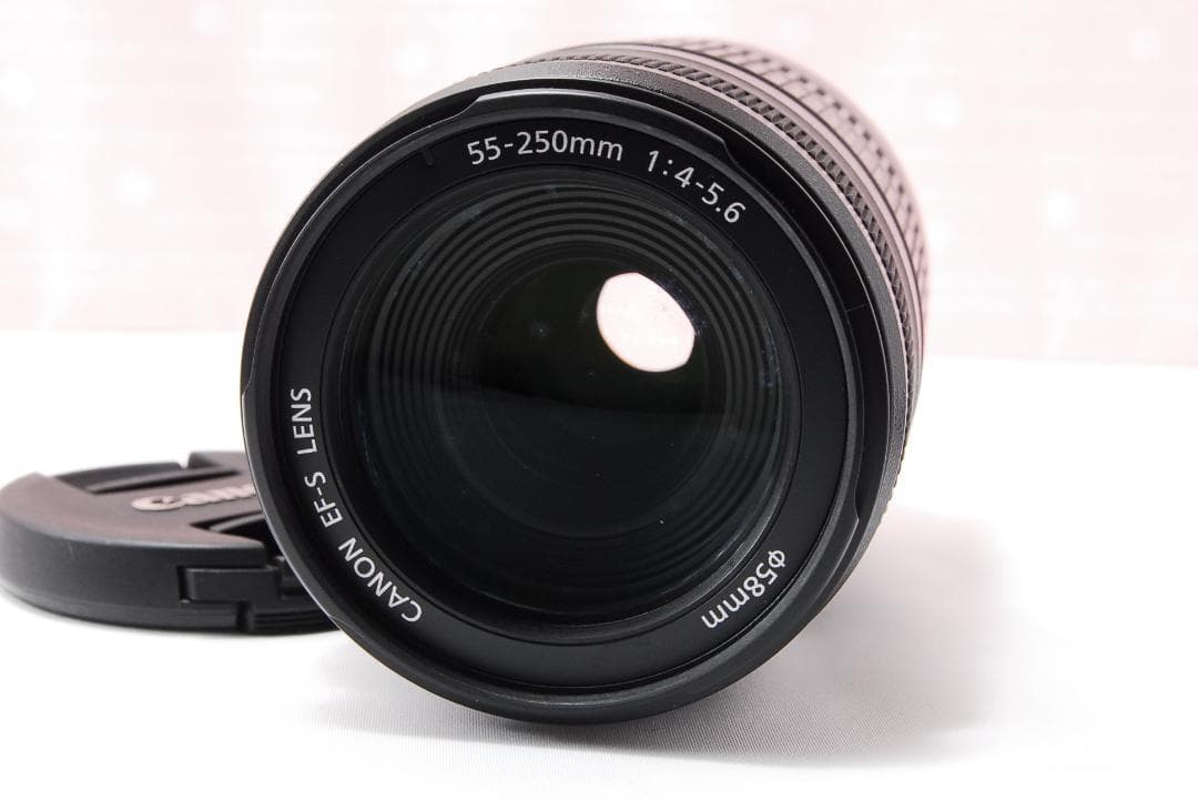 〓望遠・手ブレ補正付〓CANON EF-S 55-250mm F4-5.6 IS