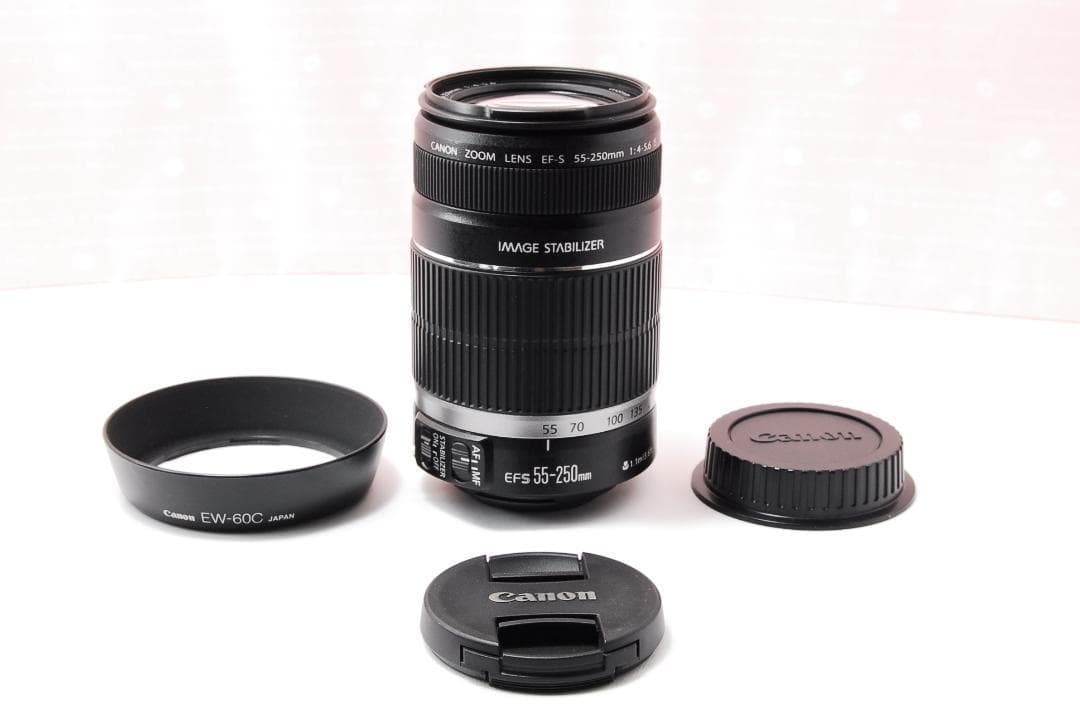 〓望遠・手ブレ補正付〓CANON EF-S 55-250mm F4-5.6 IS