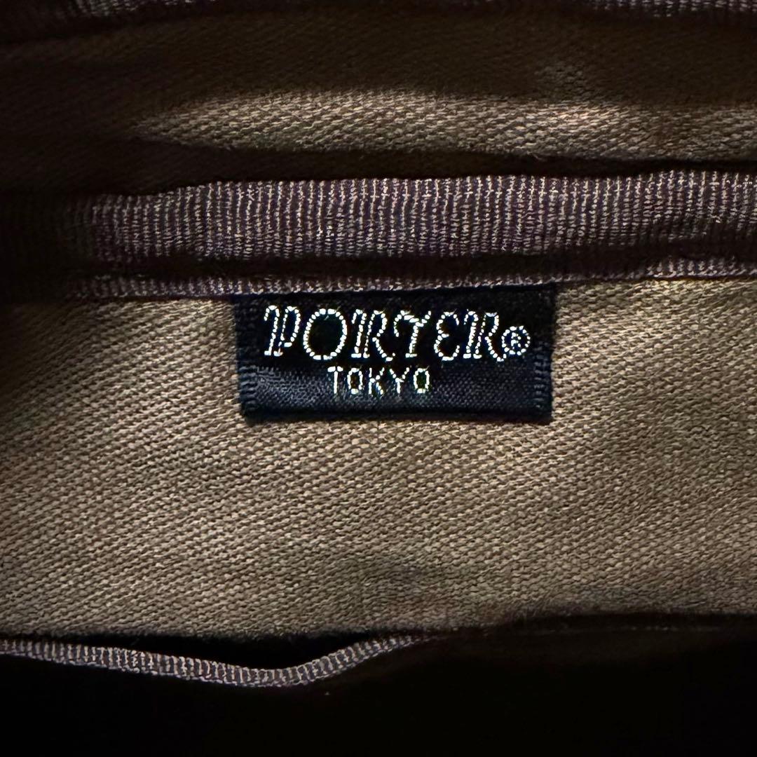 極美品✨ポーター フリースタイル ショルダーバッグ ハーフムーン ブラウン