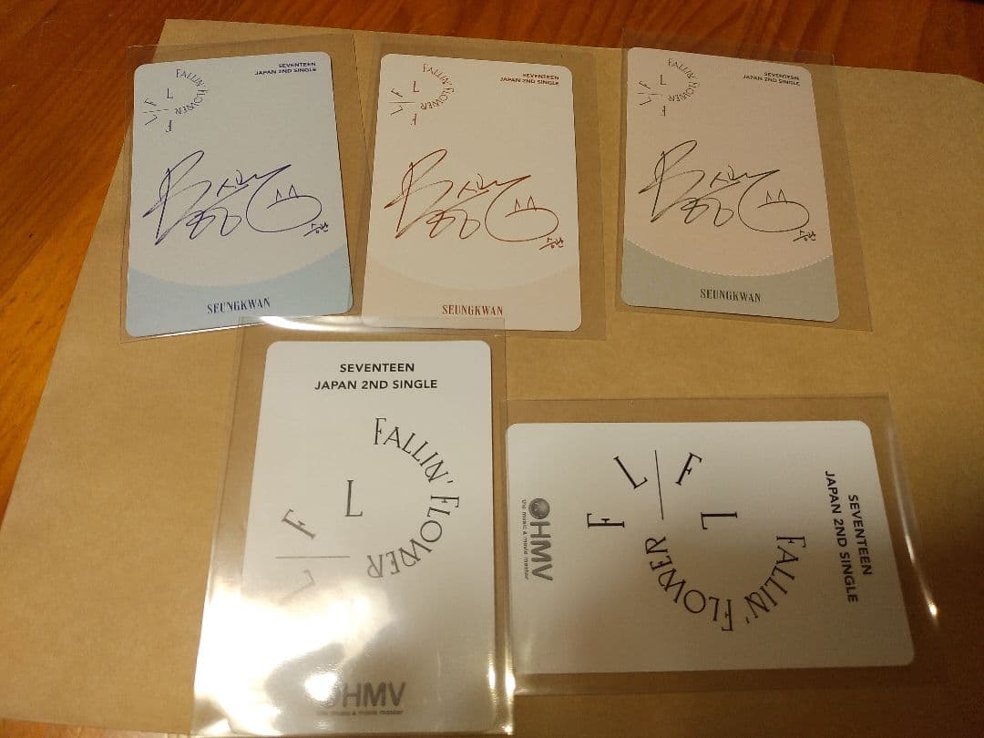 く】SEVENTEEN　舞い落ちる花びら　トレカ　スングァン　HMV　セブチ