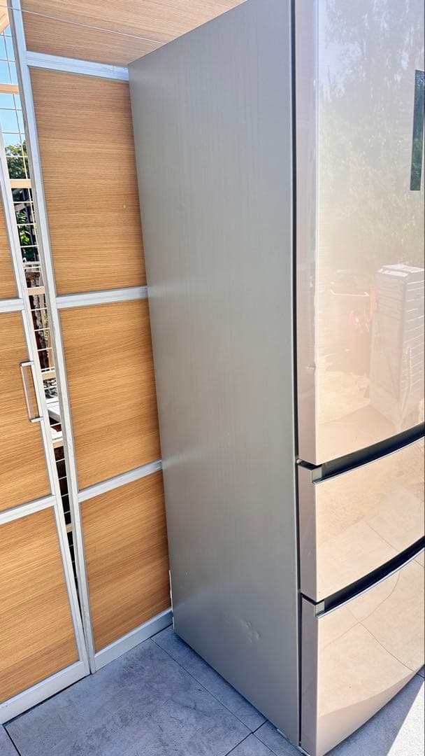 Aquaシルバー 3ドア冷蔵庫