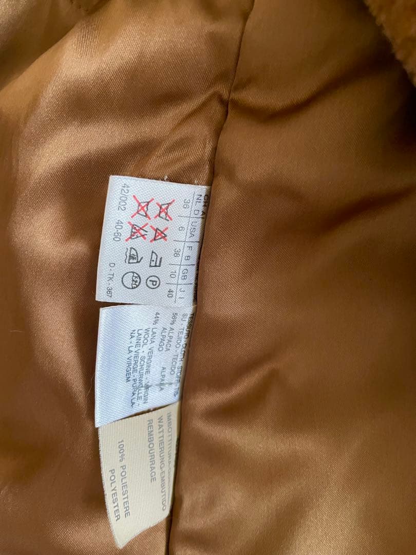 MaxMara アルパカコート　中綿入り