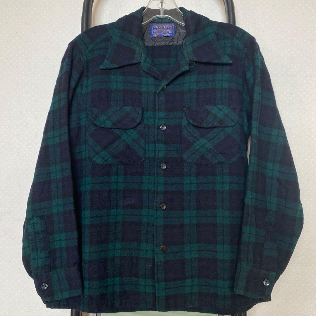 70s Pendleton ペンドルトン ブラックウォッチ ボードシャツ USA