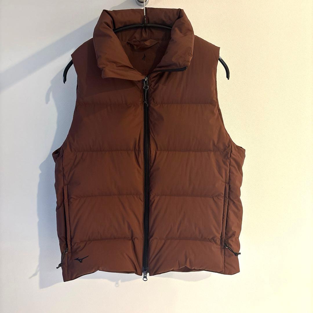 2024AW ミズノ マーガレットハウエル ダウン ベスト ブラウン