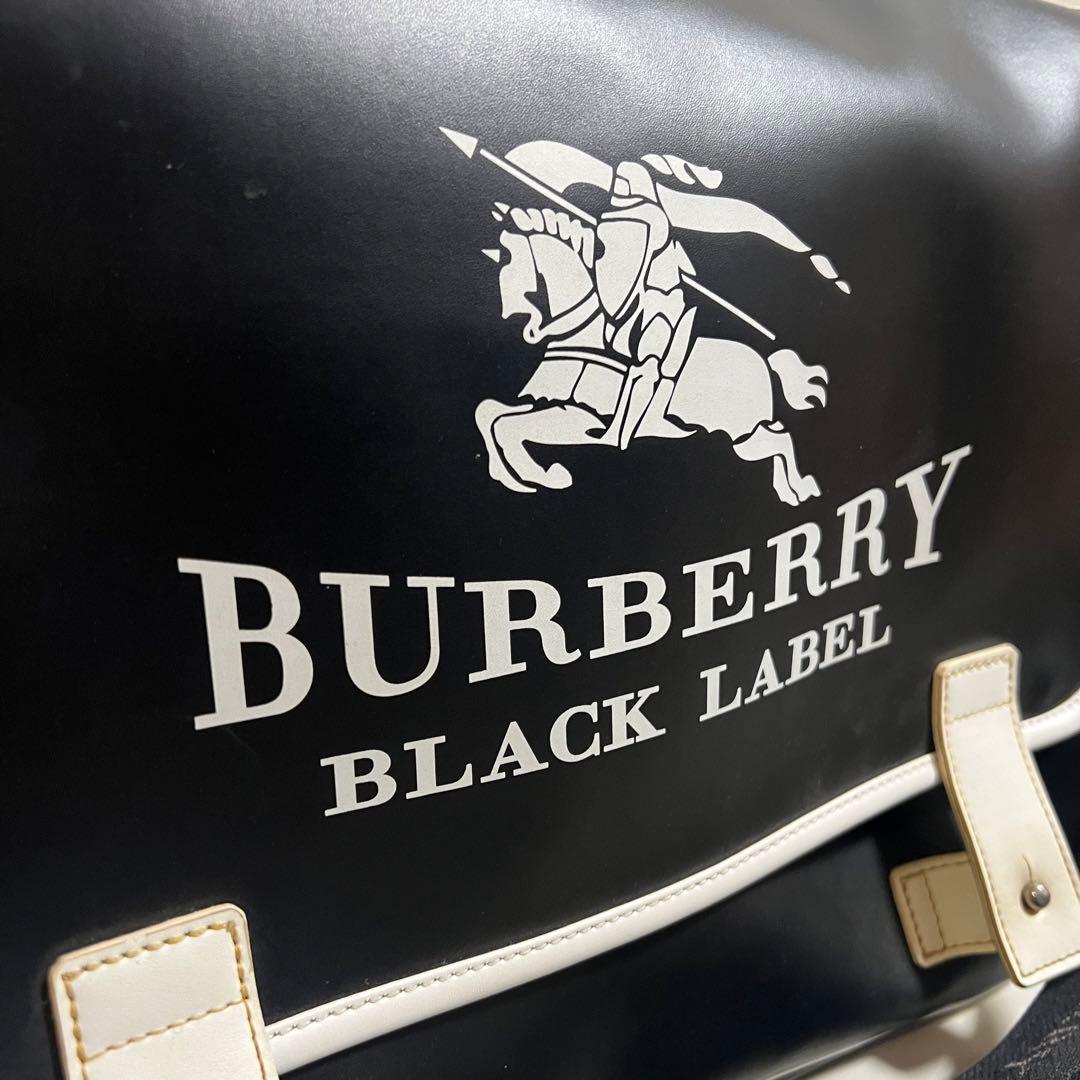 希少 大人気 00s バーバリー ブラックレーベル メッセンジャーバッグ y2k