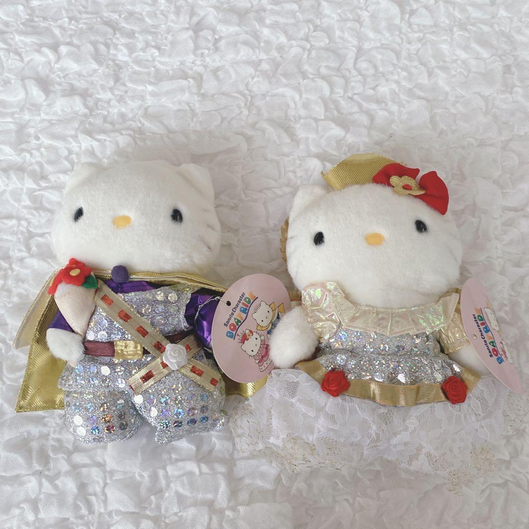 激レア✨ハローキティ＆ダニエルサンリオピューロランド限定ぬいぐるみ ペア'90s