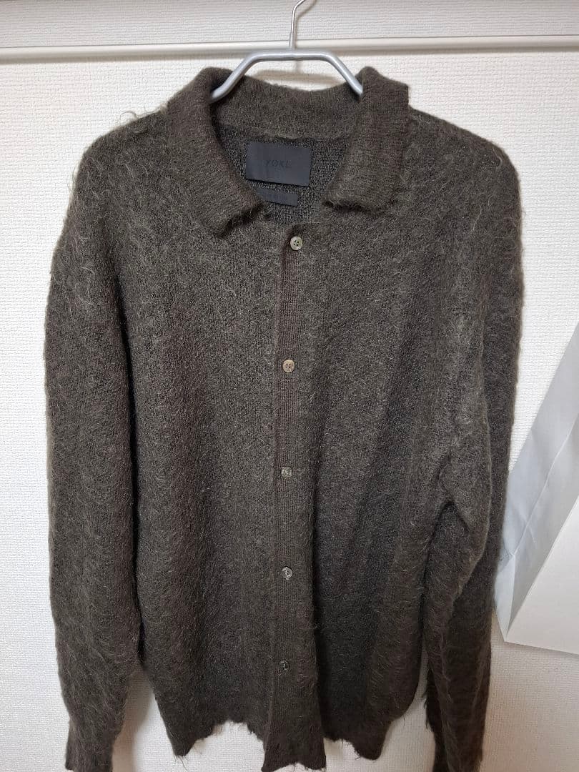 YOKE モヘアニットシャツ