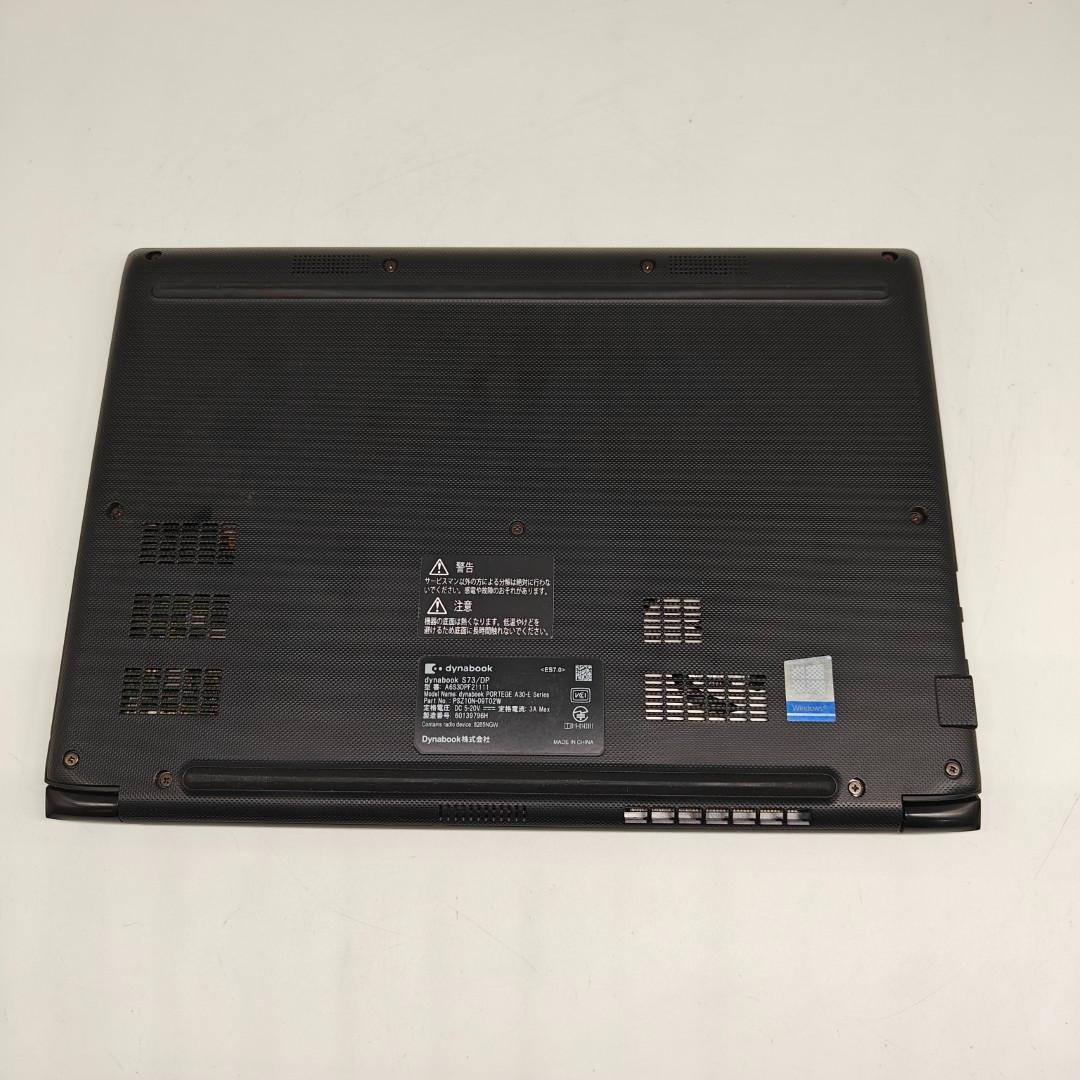 【東芝】S73 高速i5 SSD128GB 8GB ブラック ノートPC