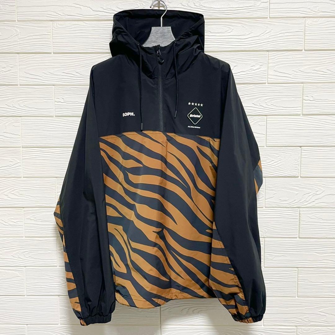 美品 FC.Real ブリストル FCRB 23AW アノラックパーカー ゼブラ