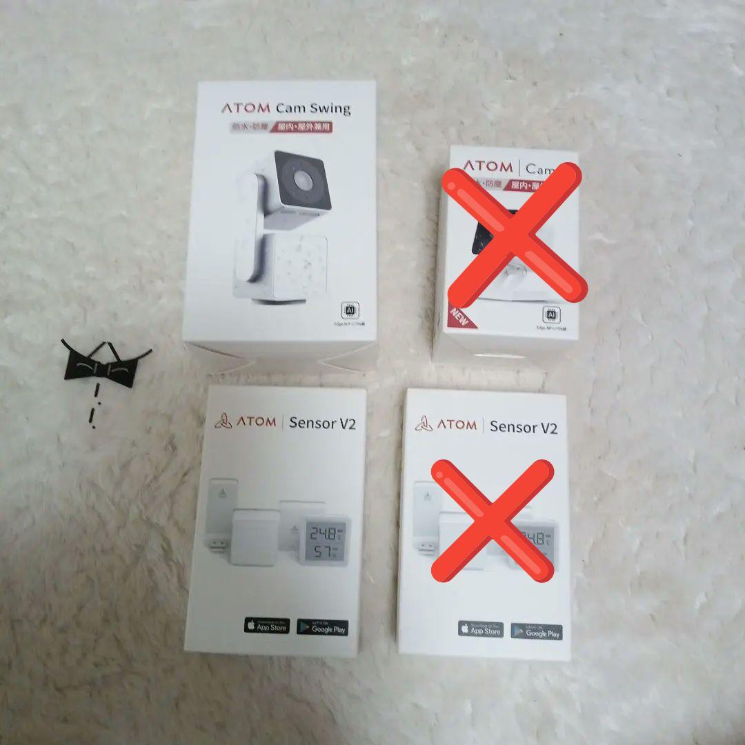 新品未開封　ATOM　スイング　 　 SensorV2　防犯カメラ