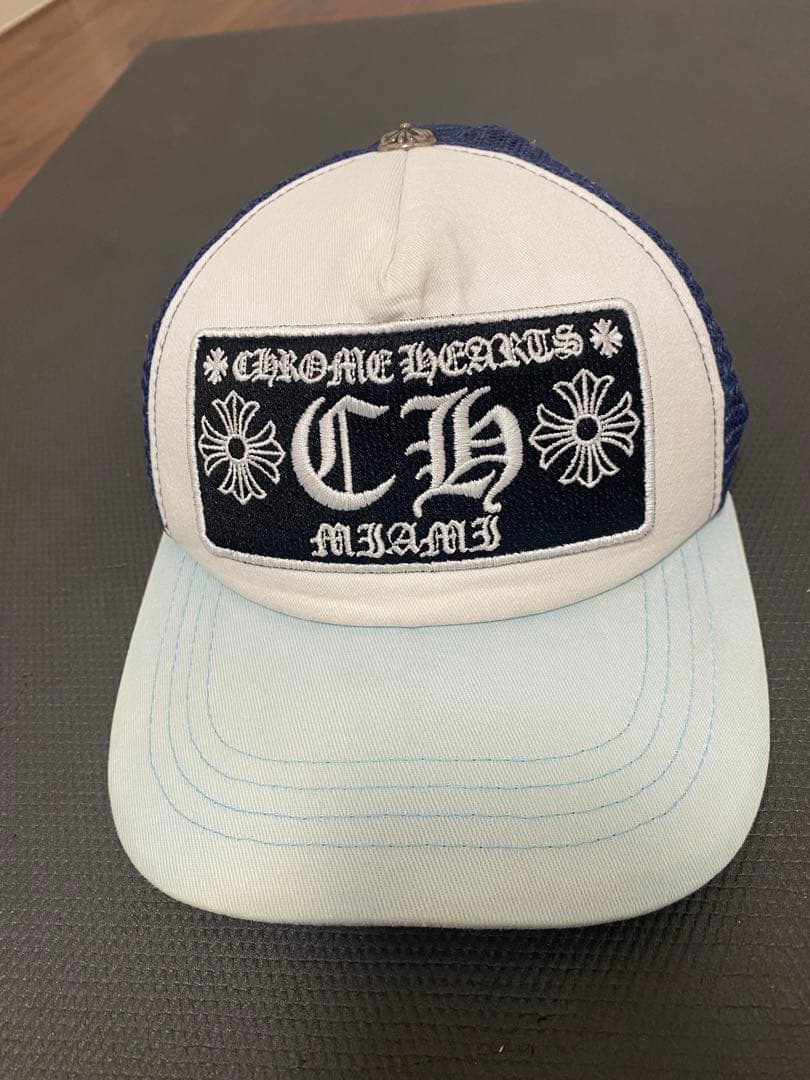 クロムハーツChrome Heartsマイアミ限定CHパッチロゴメッシュキャップ