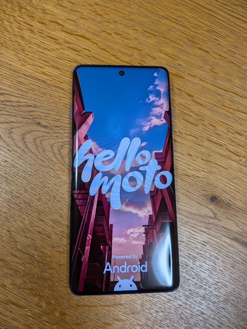 Motorola moto edge60pro スマートフォン 本体 ブルー