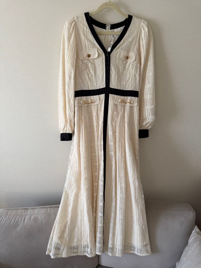 ワンピース herlipto Nottingham Lace Long Dress S