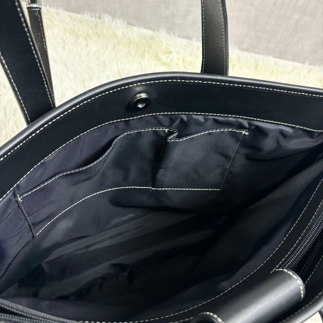 極美品　現行　Coach コーチ　ブラック　トートバック　大容量