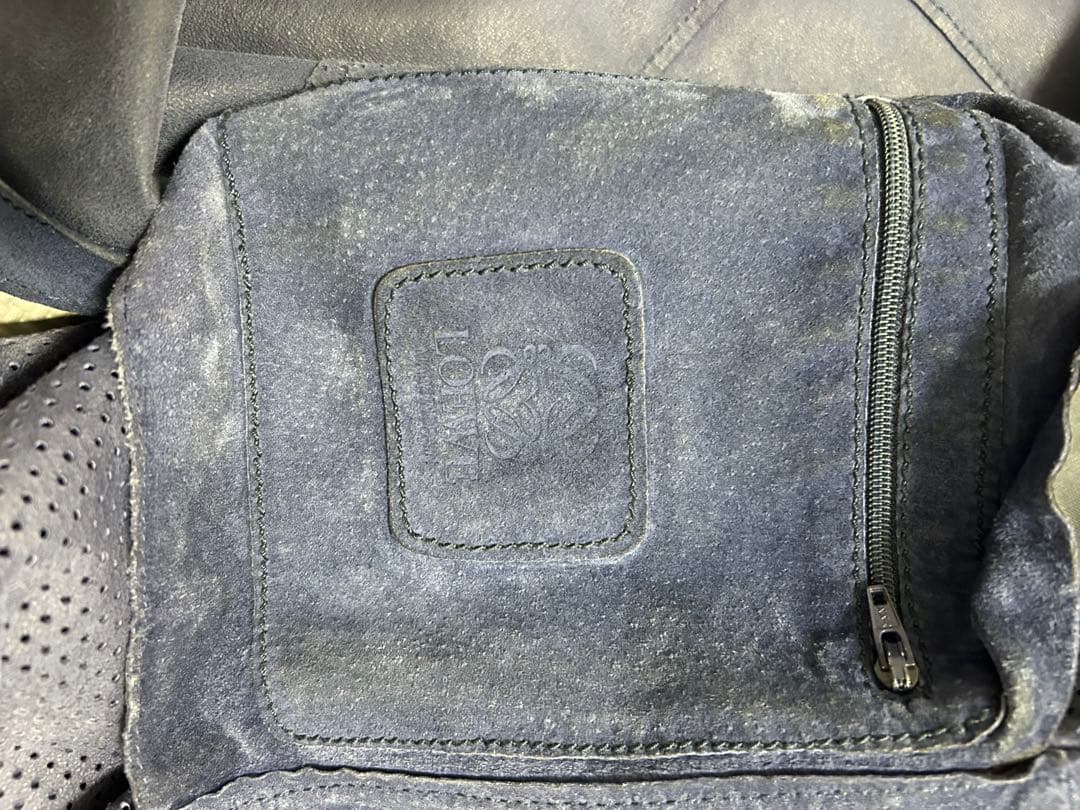 LOEWE ロエベ　レザージャケット　90s