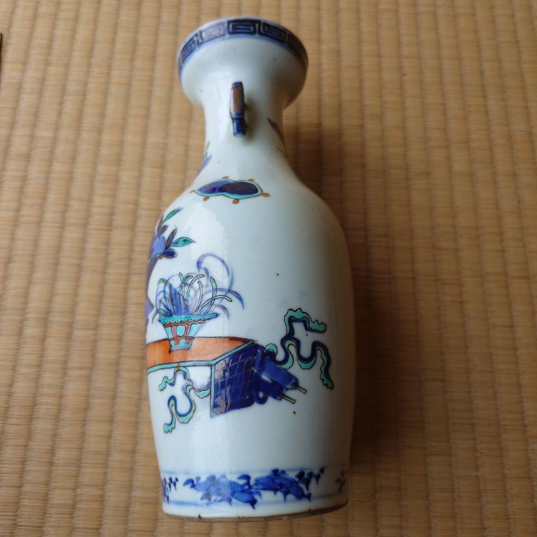 青白磁花瓶 木箱付き（ＡＩ自動入力）