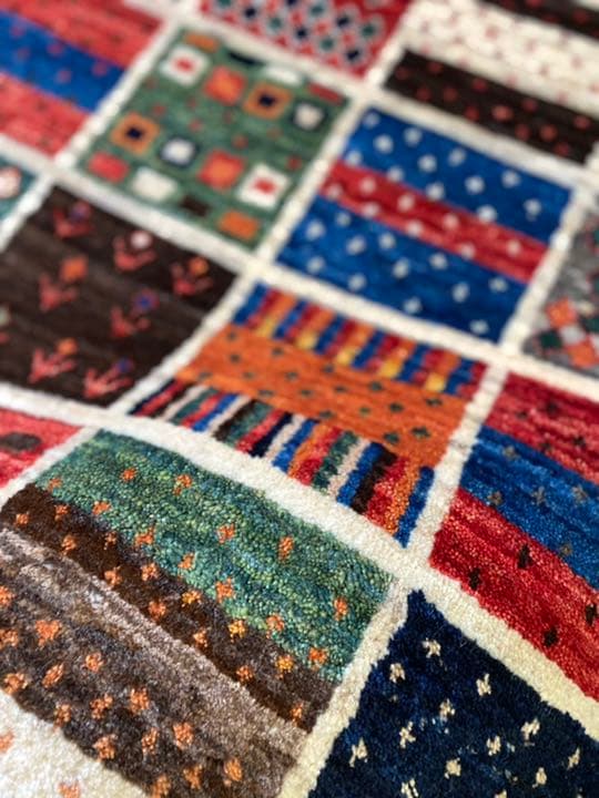 ゾランヴァリ ギャッベ 134×87cm ZOLLANVARI