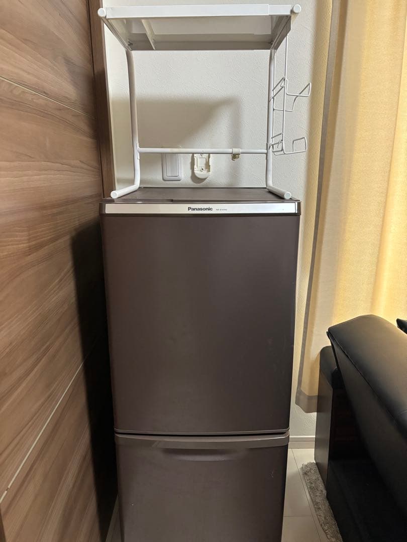 Panasonic 冷蔵庫 ブラウン　2017年製