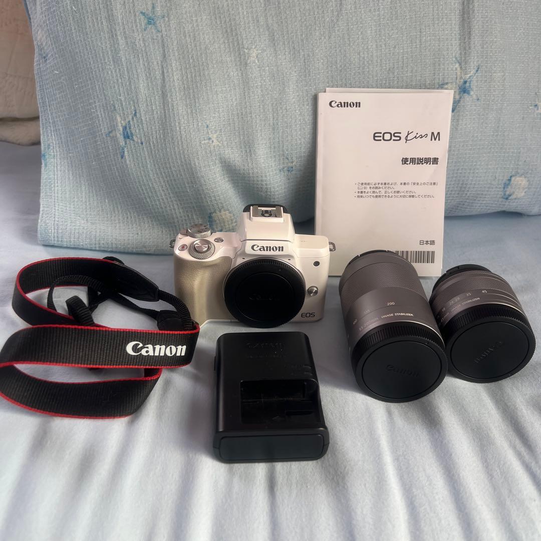 Canon EOS Kiss M ミラーレス一眼セット