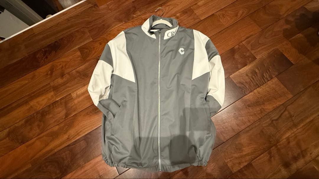 CRONOS ナイロンジャケット グレー/ホワイト