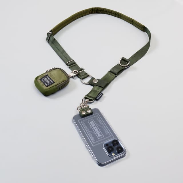 新品 PORTER - Pouch for iPhone ケースセット オリーブ