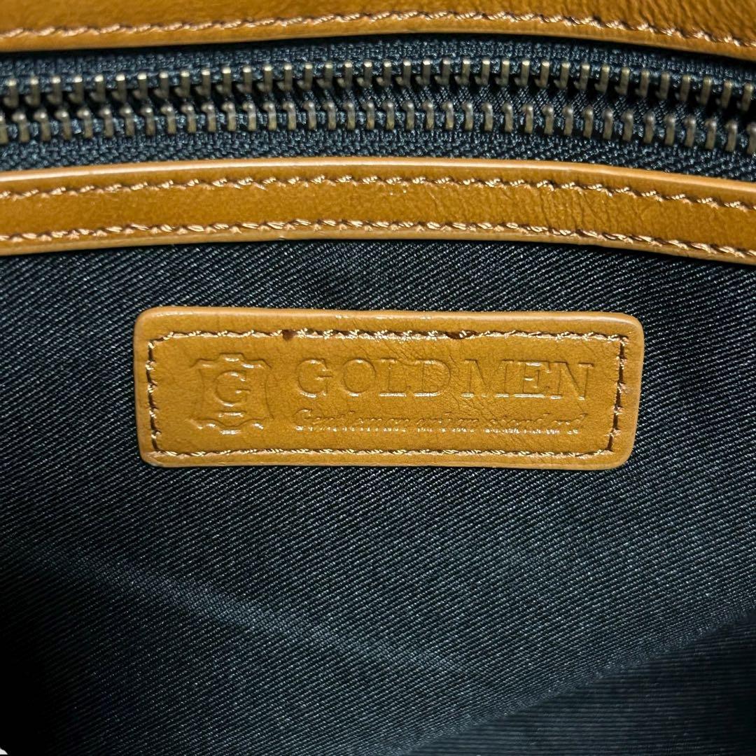 まちゃる 新品未使用】GOLD MEN ビジネスバッグ　トートバッグ　レザ