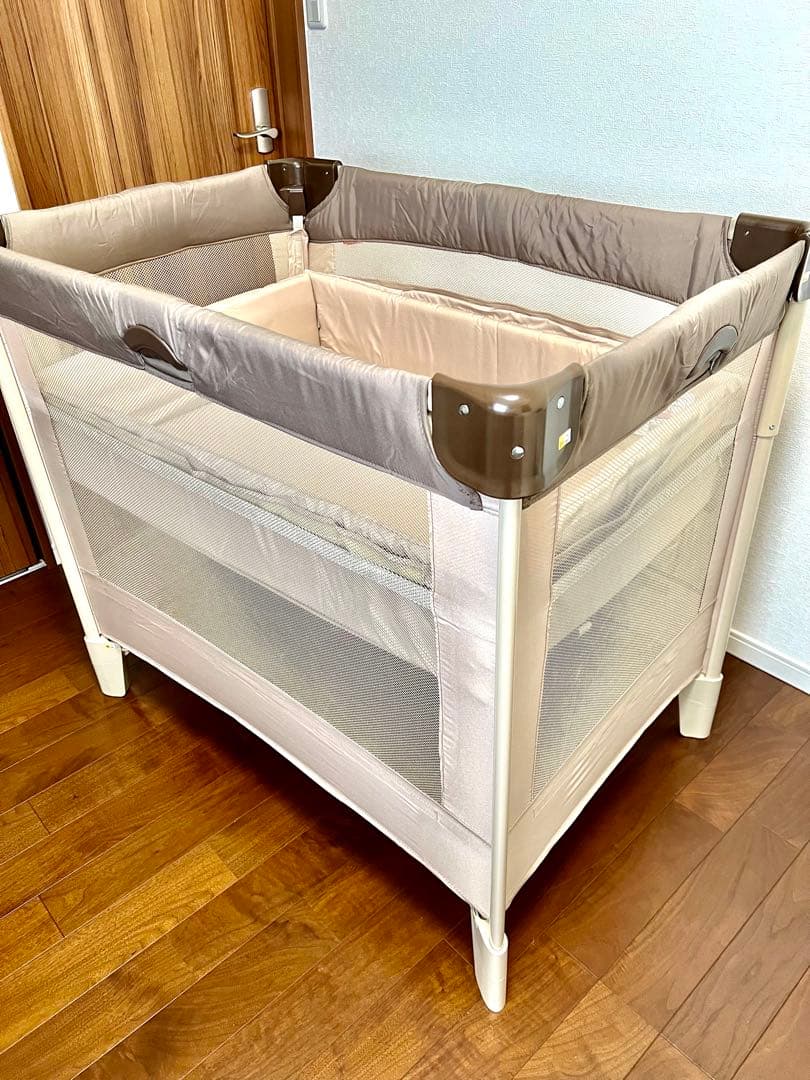 アップリカ 折りたたみベビーベット ココネルエアー ココアブラウン