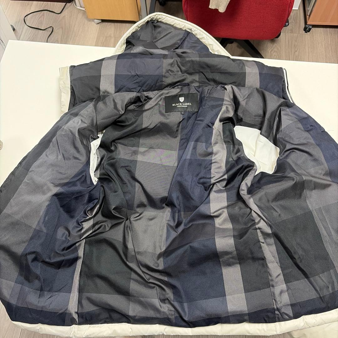 クレストブリッジチェックコンビダウン ジャケット　LL　中古