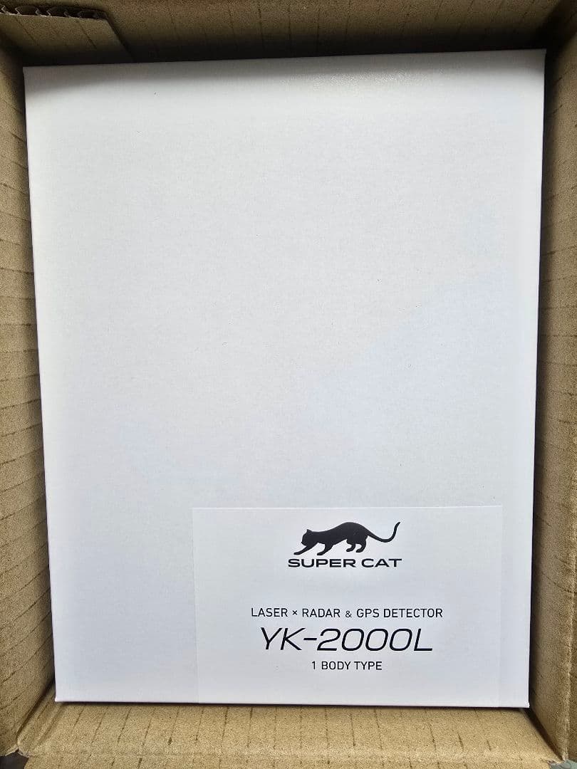 【新品】ユピテル　YK-2000L レーダー&レーザー探知機