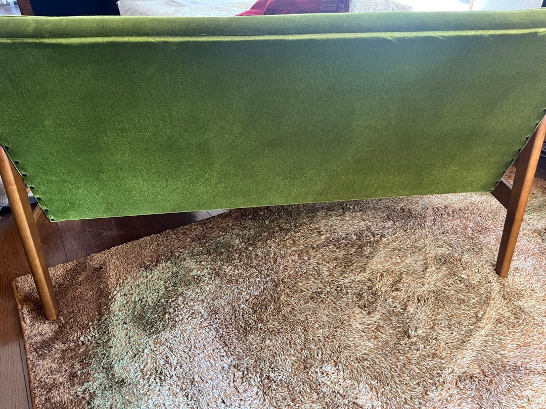 【ねこさん専用】カリモク60 Kチェア 2シーター モケットグリーン