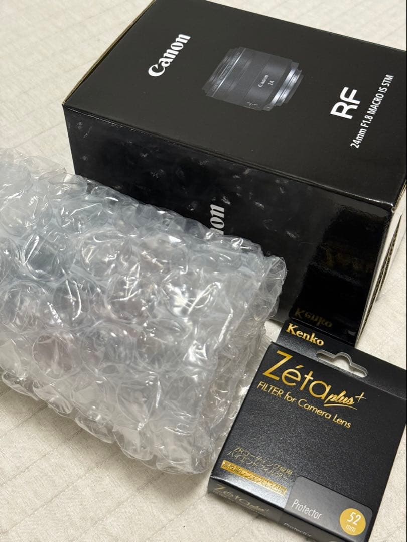 Canon RF24mm F1.8 MACRO IS STM フィルター付