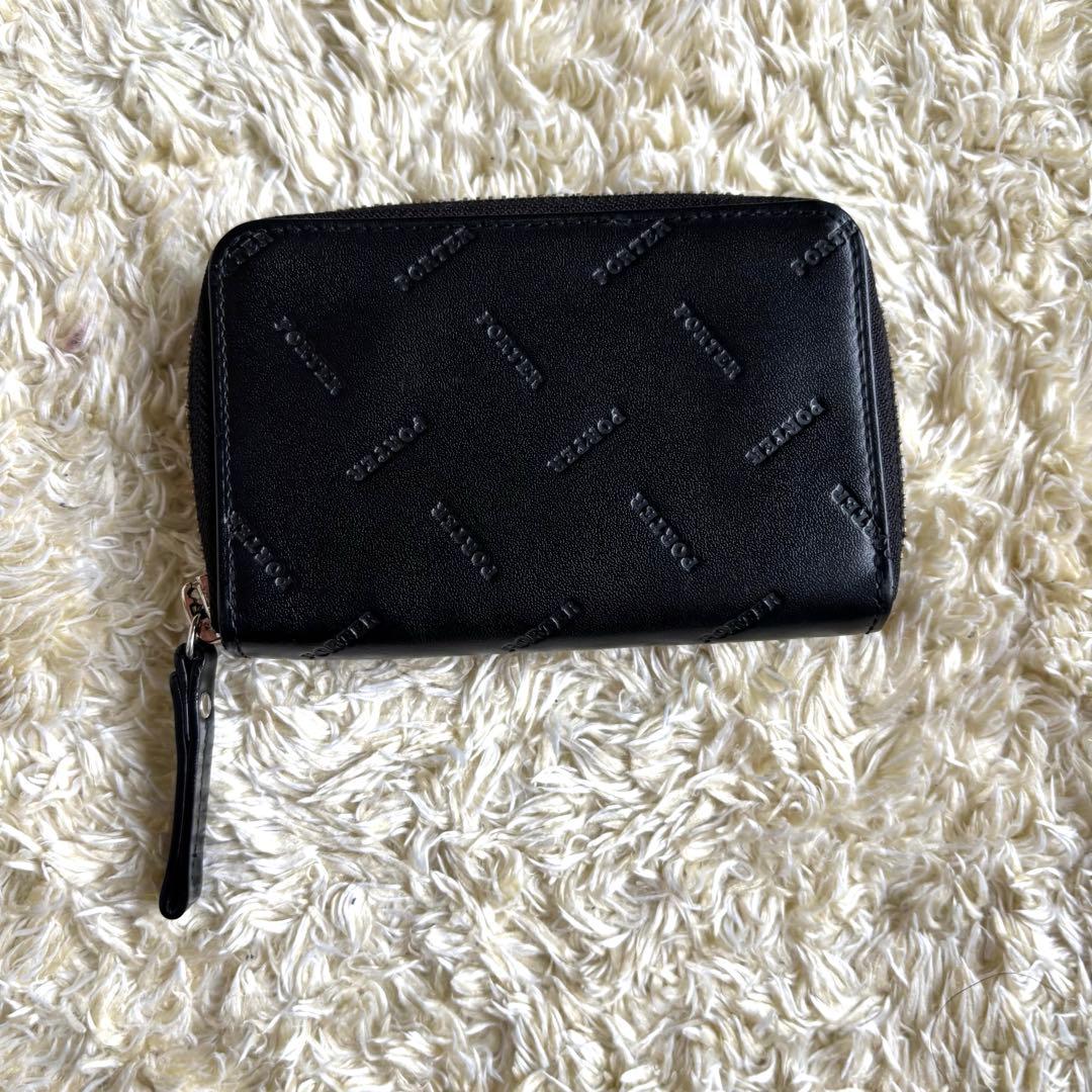 美品　ポーター　エンチェイス　＆カードケース　黒