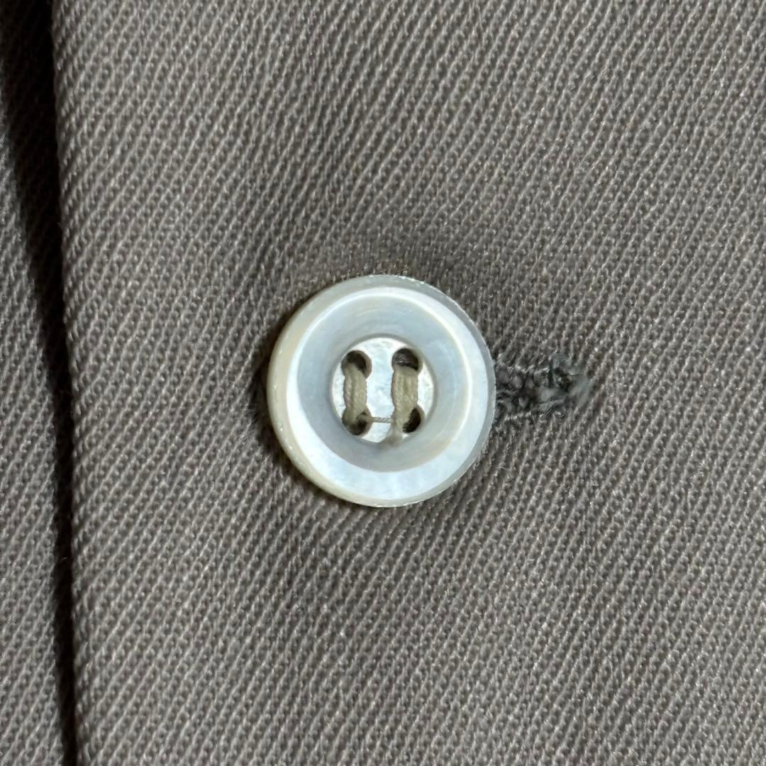 50s レーヨンギャバシャツ　単色レーヨン　ヴィンテージ　開襟シャツ　usa製