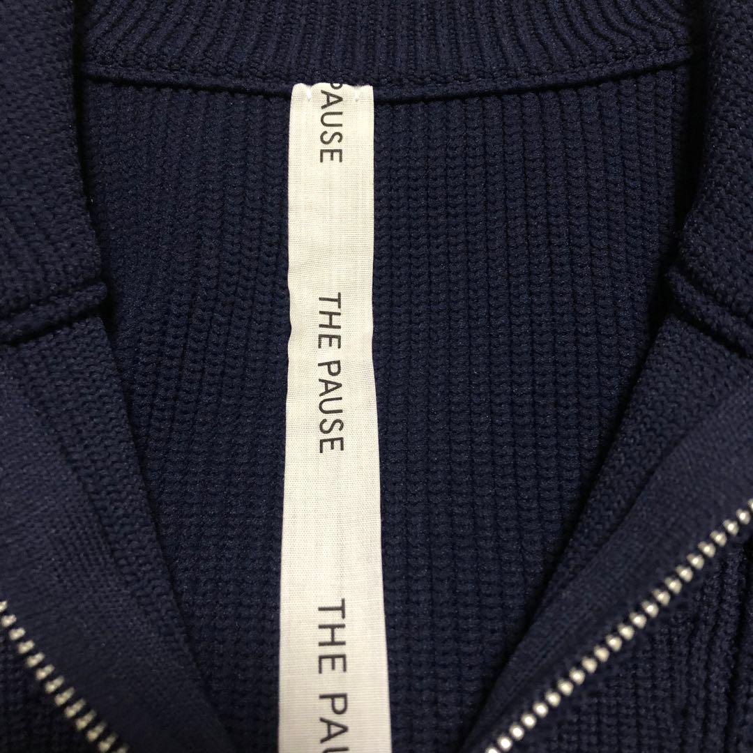 美品　ウィムガゼット　THE PAUSE　ビッグカラーハーフジッププルオーバー