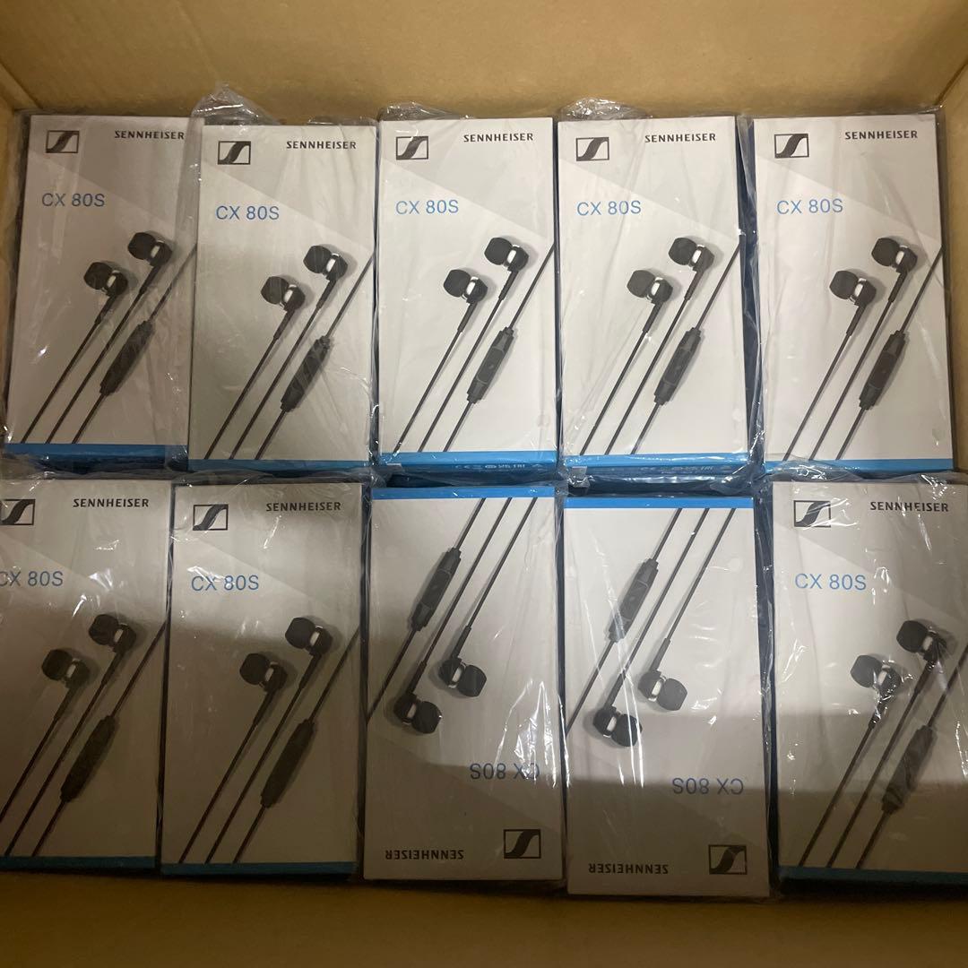 SENNHEISER有線イヤホン CX80S １０点