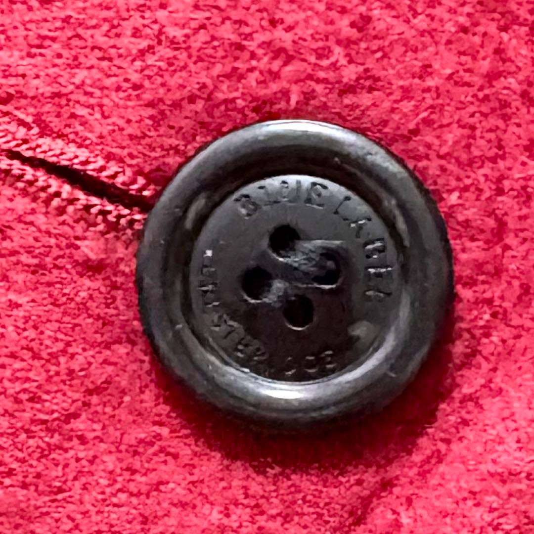 ブルーレーベルクレストブリッジ　大きいサイズ　ダッフルコート　黒トグル　40 赤