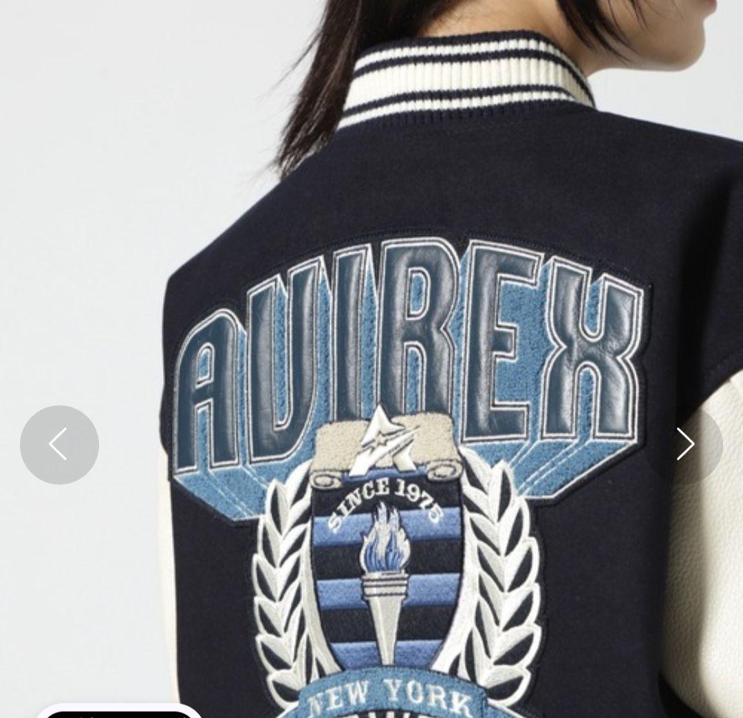 AVIREX　VARSITYJACKETTORCH & LAURELスタジャン革