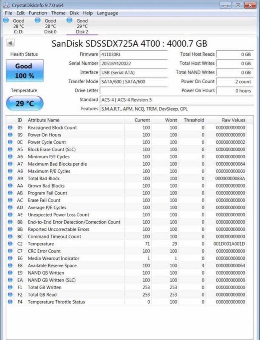 Western Digital 4TB SA530 SATA SSD①
