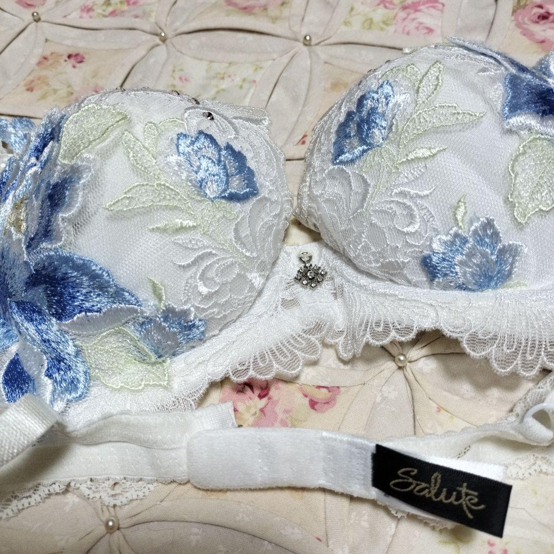 ほ*ぷ様 サルート迎賓の薔薇C70ブラジャー ショーツM キャミソールM 3点セ