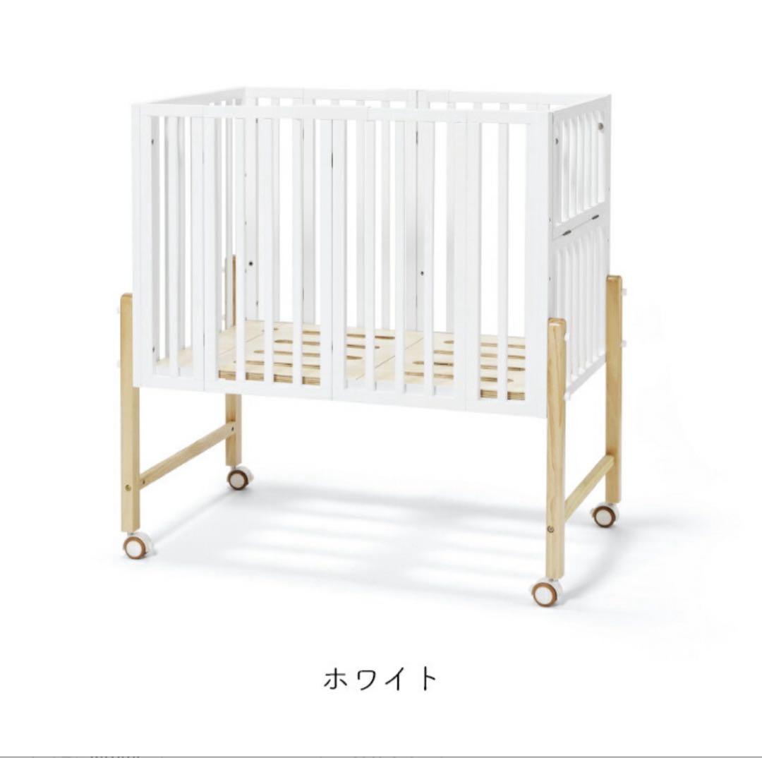 送料無料❣️美品　大和屋　pattn2 パタンII ミニ　ベビーベッド 近隣割引有