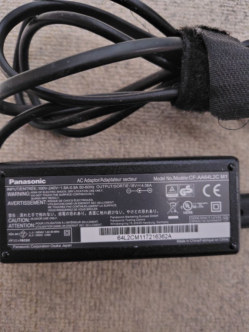 Panasonic CF-SZ5 Windows11Pro本体ACアダプター付き