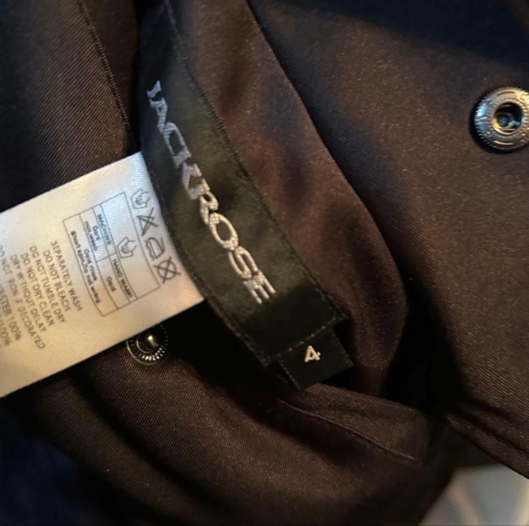 ジャックローズ　スカジャン　リバーシブル　メンズLサイズ　ブルー✖️ホワイト