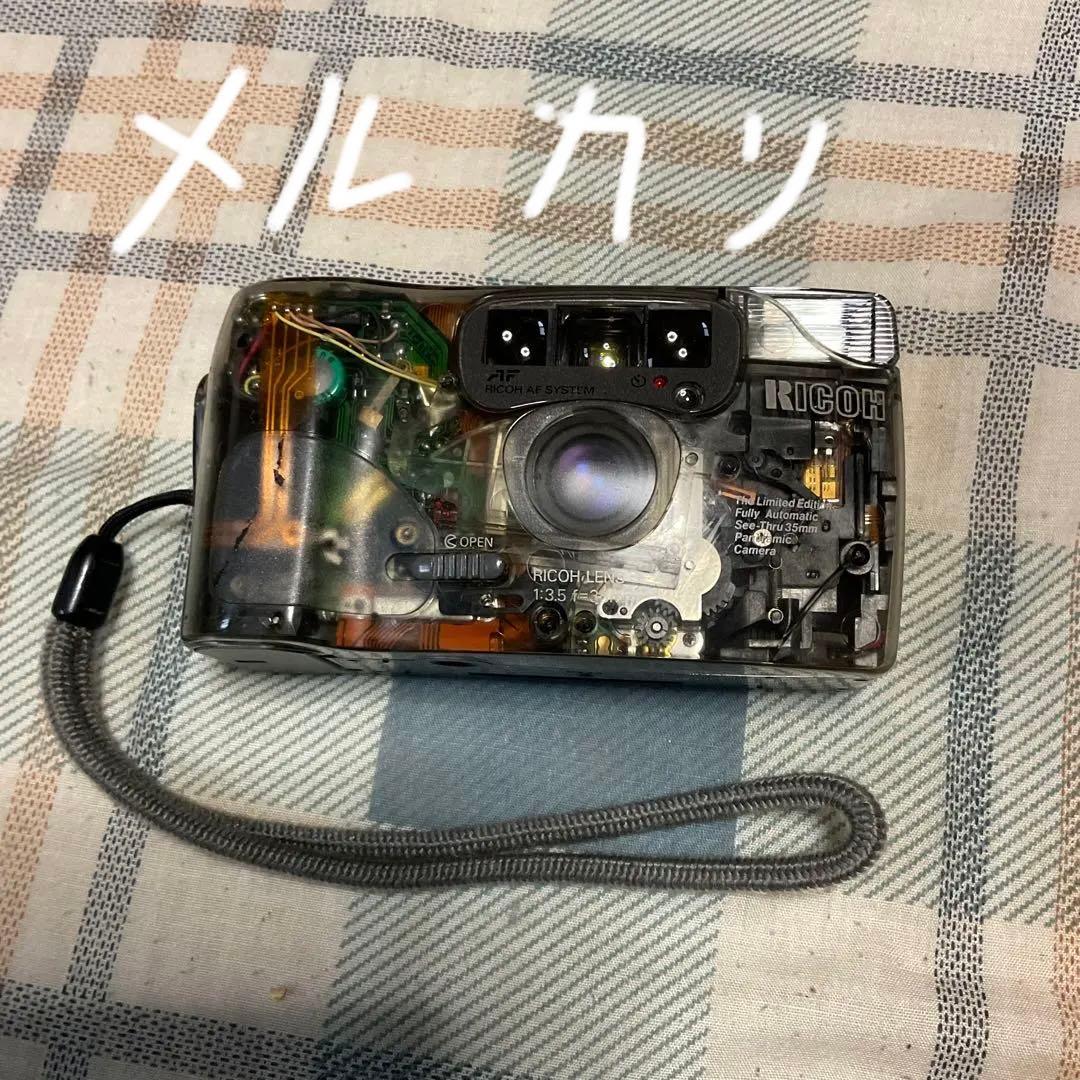 RICOH フイルムカメラ　FF-9SD LIMITED スケルトン。