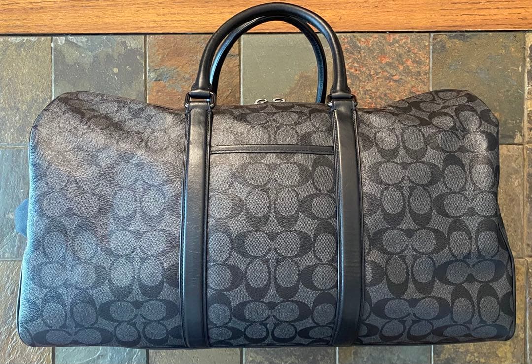 【1回のみ使用】COACH シグネチャー ボストンバッグ 大容量 トラベル仕様