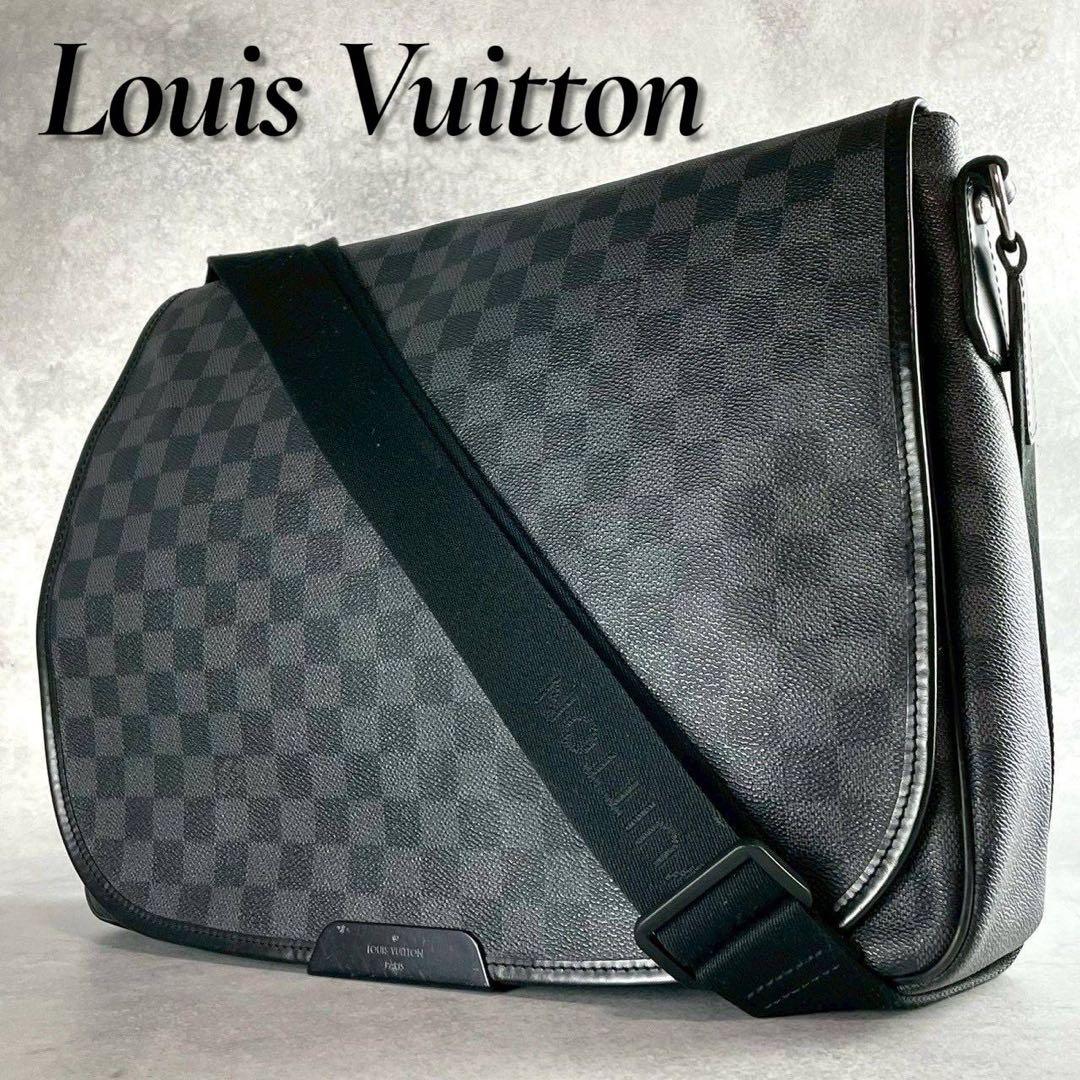 希少　ルイヴィトン　ダミエ　グラフィット　レンツォ　ショルダーバッグ　0200